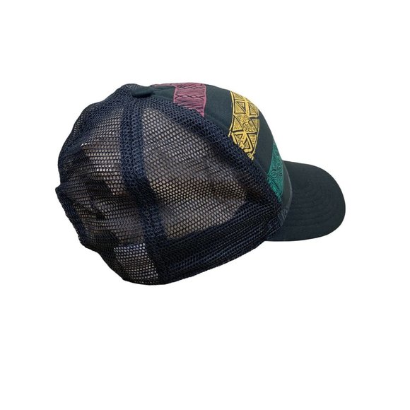 Quicksilver Trucker Hat Snapback Mesh Multi Color One Size Fits Most Tribal - Picture 6 of 12